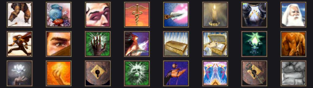 Colored Spell Icons (Style 3) preview