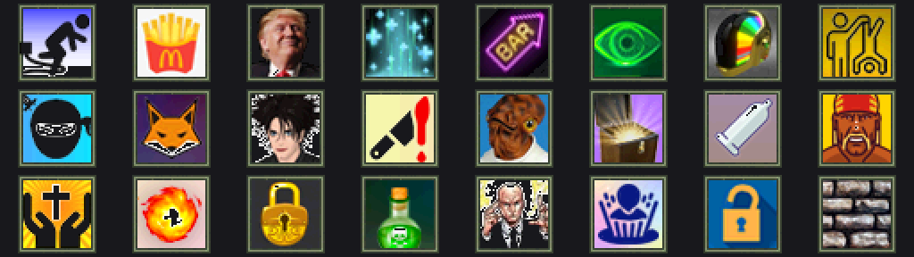 Pepper Spell Icons preview